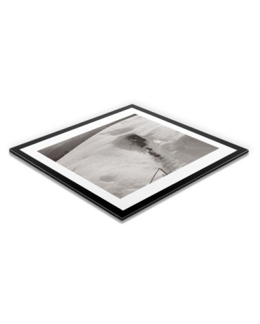 Photo ancienne noir et blanc montagne n°26 alu 100x100cm