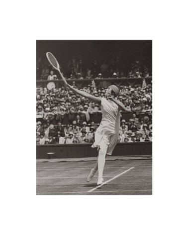 Photo ancienne noir et blanc tennis n°11 cadre noir 60x90cm