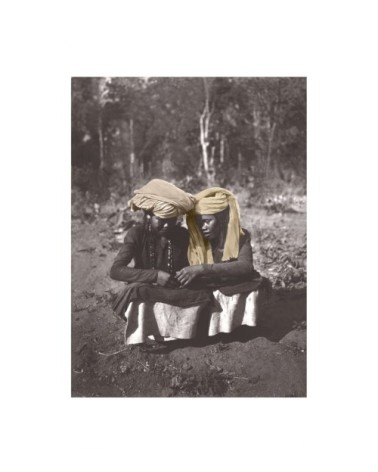 Photo ancienne couleur voyage n°02 cadre noir 100x150cm