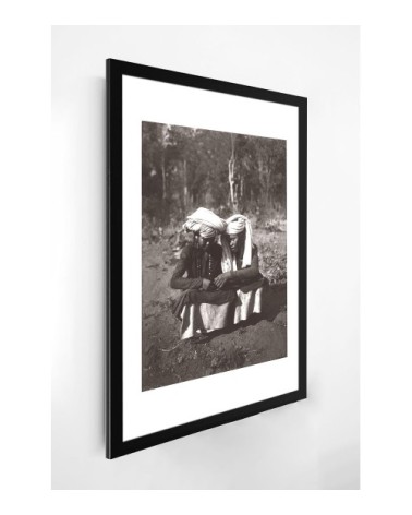 Photo ancienne noir et blanc voyage n°02 alu 70x105cm