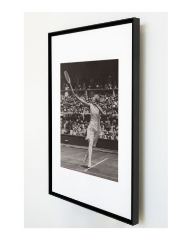 Photo ancienne noir et blanc tennis n°11 cadre noir 40x60cm