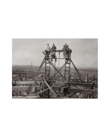 Photo ancienne noir et blanc Paris n°27 cadre noir 60x90cm