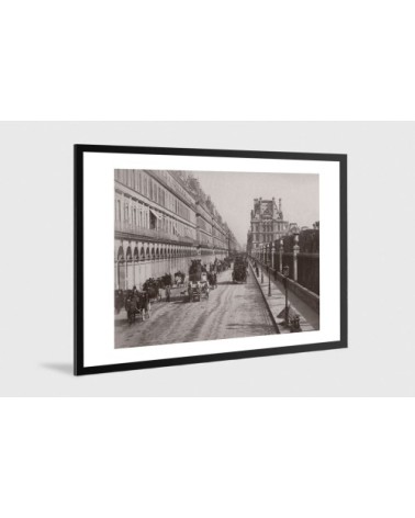 Photo ancienne noir et blanc Paris n°14 alu 40x60cm