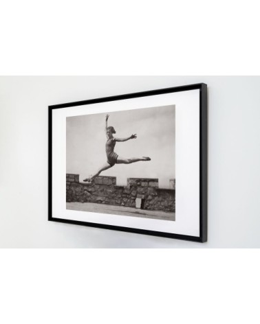 Photo ancienne noir et blanc danse n°01 cadre noir 70x105cm