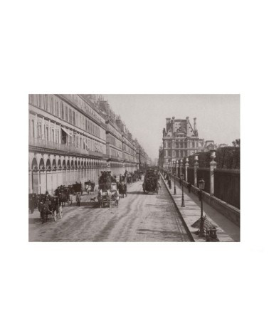 Photo ancienne noir et blanc Paris n°14 cadre noir 40x60cm