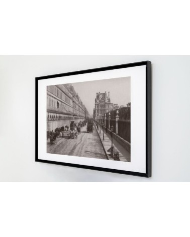 Photo ancienne noir et blanc Paris n°14 cadre noir 30x45cm