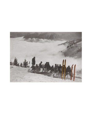 Photo ancienne couleur montagne n°88 alu 40x60cm