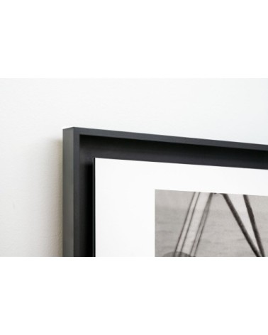 Photo ancienne couleur pêche n°03 cadre noir 40x60cm