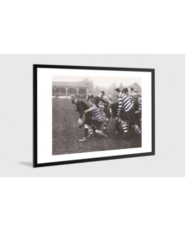 Photo ancienne couleur rugby n°07 alu 40x60cm