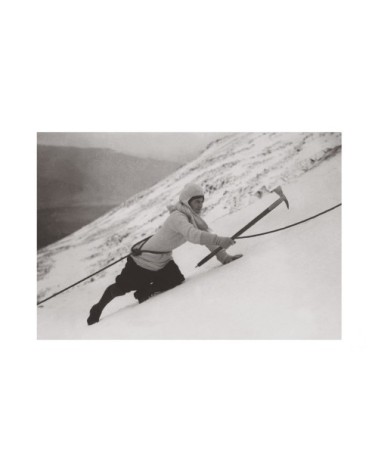 Photo ancienne noir et blanc montagne n°103 cadre noir 30x45cm