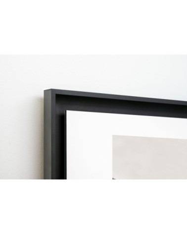 Photo ancienne noir et blanc campagne n°12 cadre noir 70x105cm