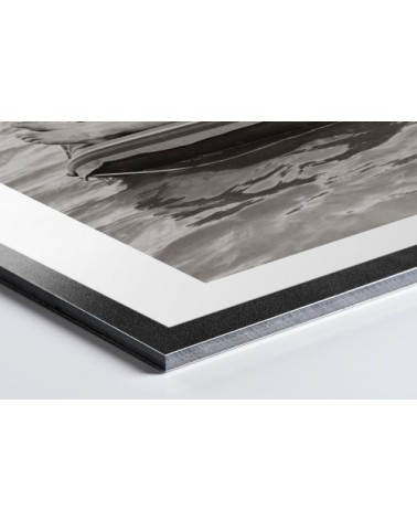 Photo ancienne noir et blanc mer n°79 alu 60x90cm