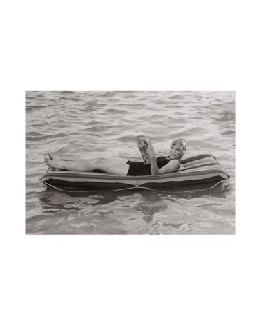 Photo ancienne noir et blanc mer n°79 alu 30x45cm