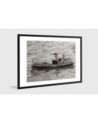 Photo ancienne couleur mer n°79 alu 30x45cm