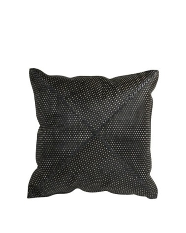 Coussin en cuir - marron