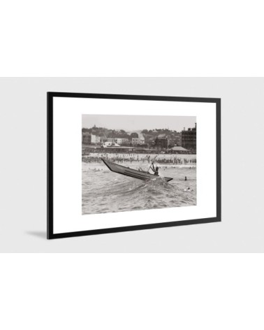 Photo ancienne noir et blanc mer n°46 alu 70x105cm