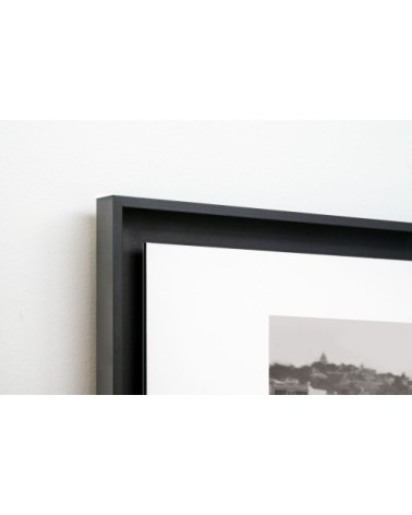 Photo ancienne noir et blanc mer n°46 cadre noir 40x60cm