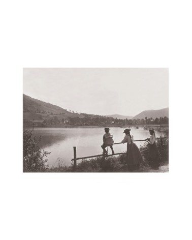 Photo ancienne noir et blanc campagne n°12 alu 60x90cm