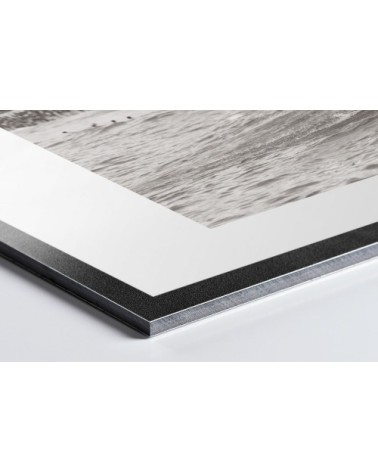 Photo ancienne noir et blanc mer n°46 alu 30x45cm