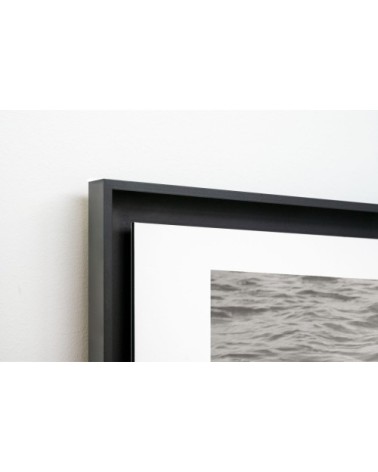 Photo ancienne couleur mer n°79 cadre noir 60x90cm