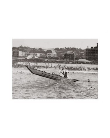 Photo ancienne noir et blanc mer n°46 alu 60x90cm