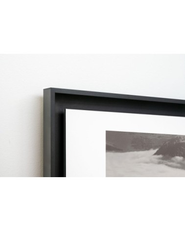 Photo ancienne noir et blanc montagne n°88 cadre noir 40x60cm