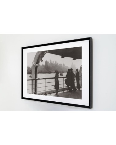 Photo ancienne noir et blanc New-York n°06 cadre noir 60x90cm