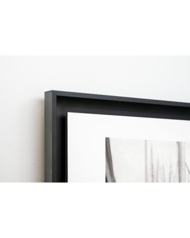 Photo ancienne noir et blanc pêche n°30 cadre noir 70x105cm