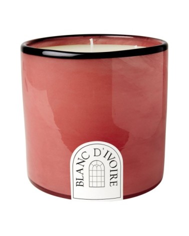 Bougie parfumée en verre magenta - palais d'encens - 1,5 kg