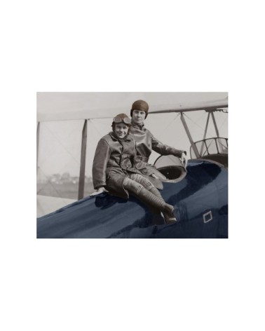Photo ancienne couleur avion n°04 alu 40x60cm