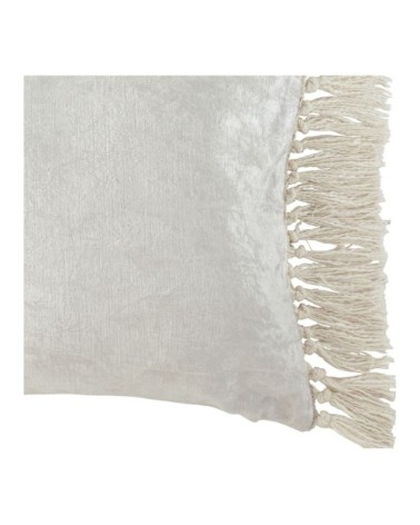 Housse de coussin en velours irisé - blanc - 50 x 50 cm