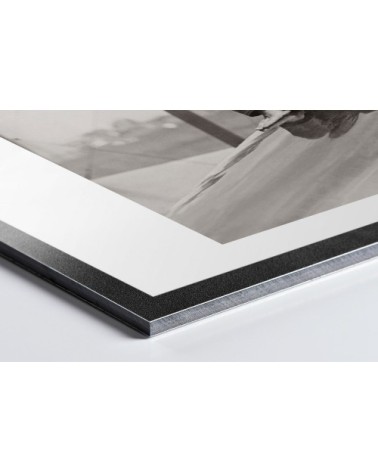 Photo ancienne noir et blanc avion n°04 alu 40x60cm