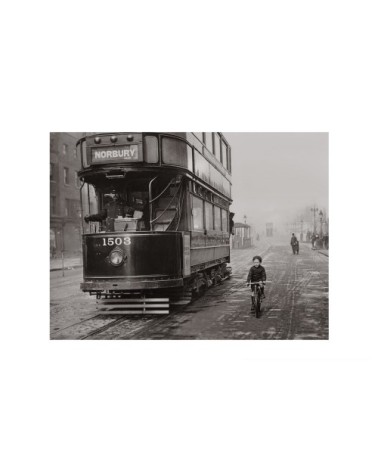 Photo ancienne noir et blanc ville n°02 alu 60x90cm