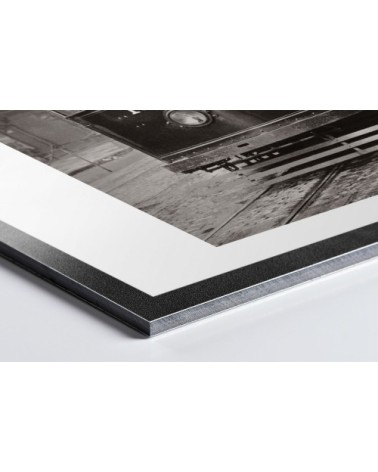 Photo ancienne noir et blanc ville n°02 alu 40x60cm