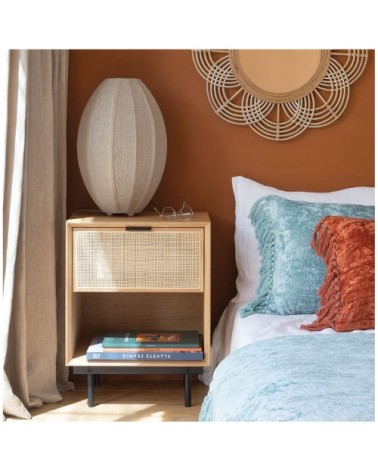 Housse de coussin en velours irisé - bleu aqua - 50 x 50 cm