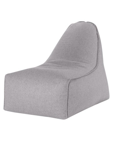 Fauteuil d'intérieur aspect feutre gris