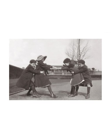 Photo ancienne noir et blanc enfance n°02 alu 40x60cm