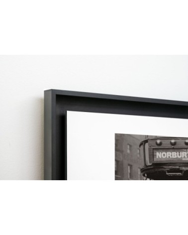 Photo ancienne noir et blanc ville n°02 cadre noir 40x60cm