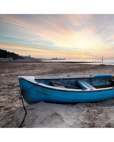 Tableau sur toile barque 65x65 cm