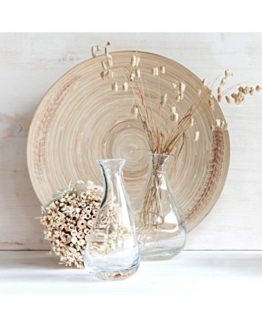 Tableau sur toile vase avec épille 45x45 cm