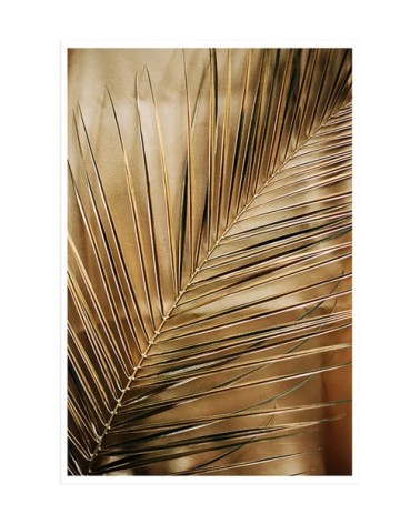 Affiche déco golden palm 40x60cm