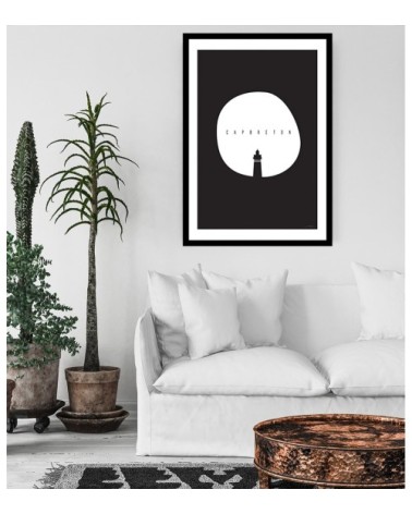 Affiche minimal Capbreton 40x60cm
