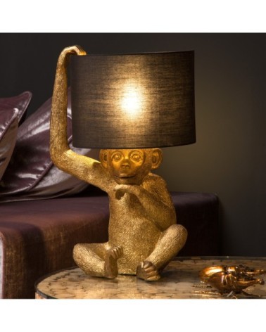 Lampe de table en plastique_synthetic noir