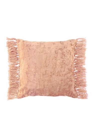 Housse de coussin en velours irisé - rose - 50 x 50 cm