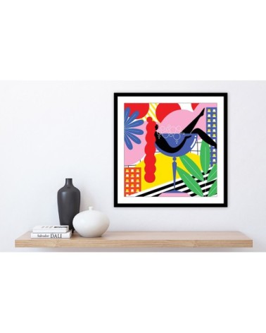 Affiche cocktail farniente 50x50cm