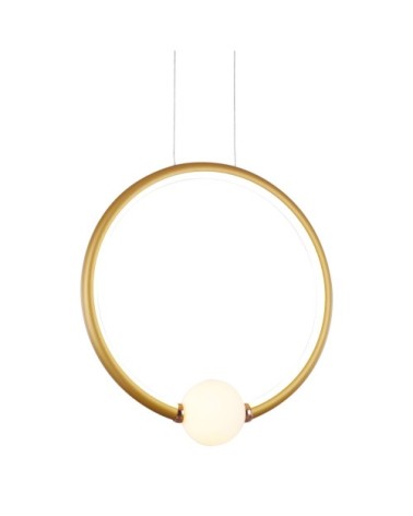 Suspension en aluminium dore