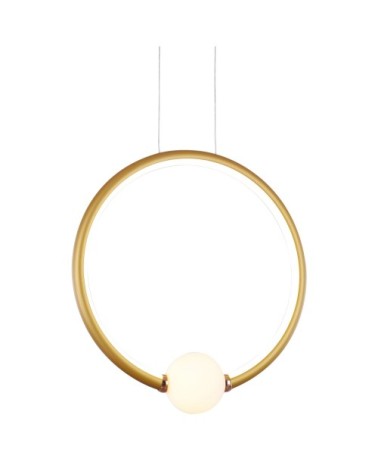 Suspension en aluminium dore