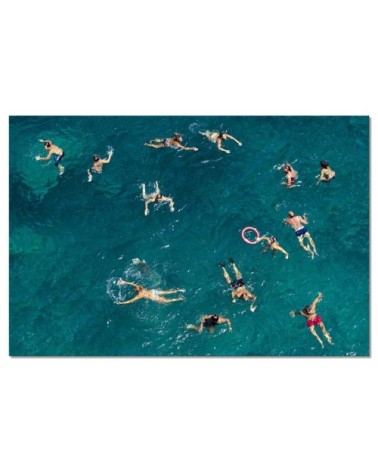 Tableau alu dibond tous à l'eau! 80x50cm