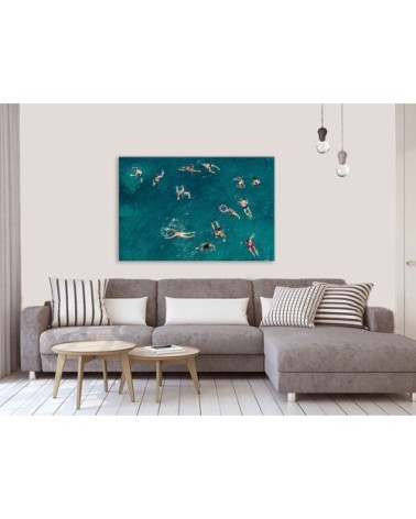 Tableau alu dibond tous à l'eau! 50x30cm