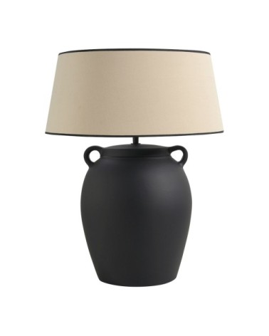Pied de lampe en céramique - noir - ø 29 x 44,5 cm